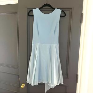 VNTG Elizabeth Wayman tie back sheath dress